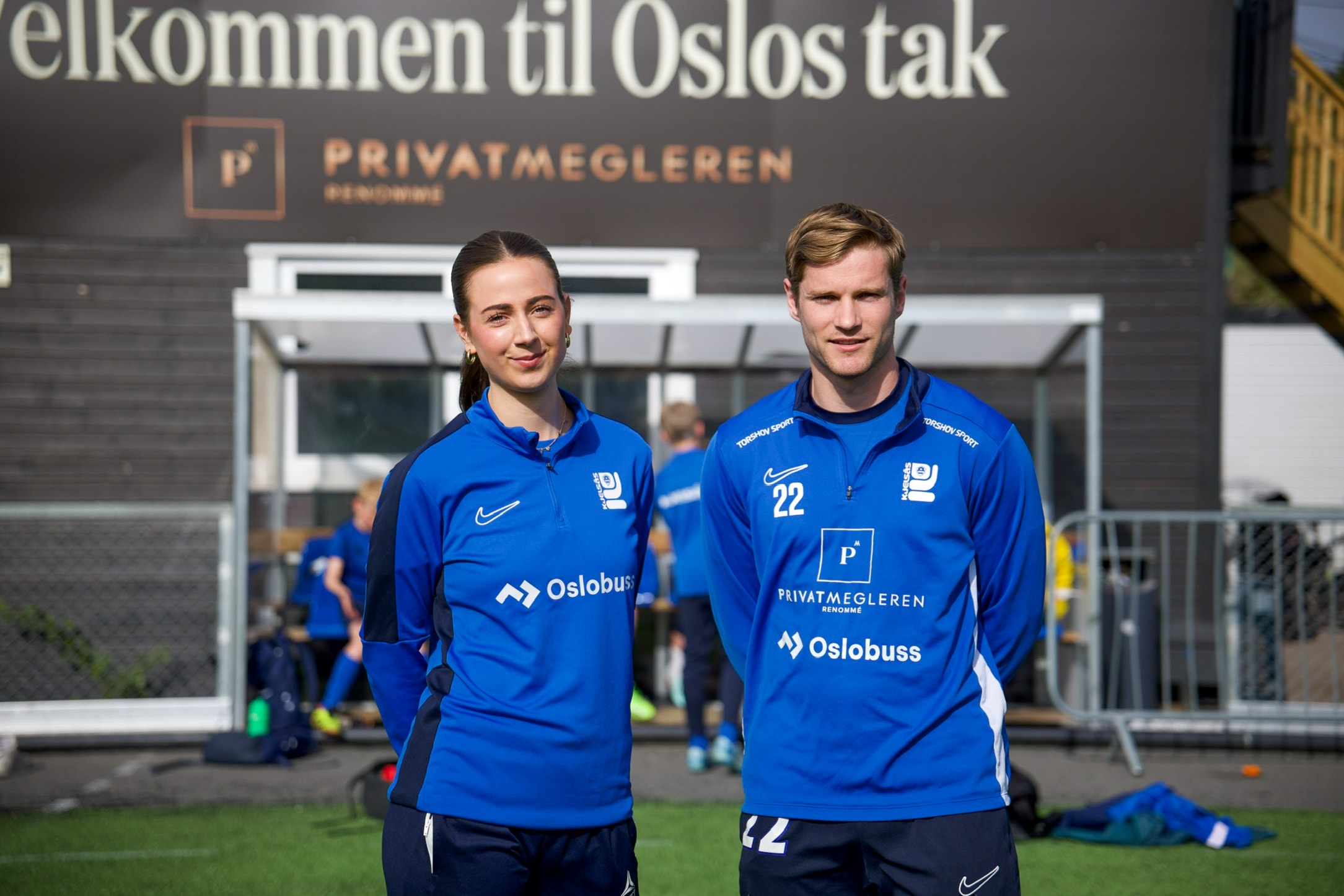 Kjelsås sine A-lag med bidrag til undervarme